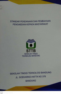 STANDAR PENDANAAN DAN PEMBIAYAAN PENGABDIAN KEPADA MASYARAKAT