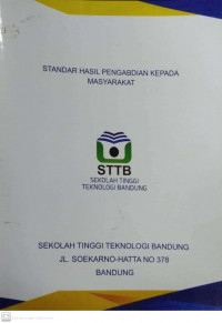 STANDAR HASIL PENGABDIAN KEPADA MASYARAKAT