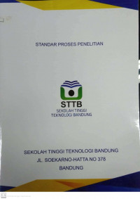 STANDAR PROSES PENELITIAN