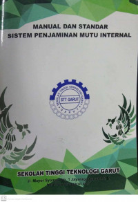 MANUAL DAN STANDAR SISTEM PENJAMINAN MUTU INTERNAL