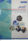 JOURNAL OF APPLIED ACCOUNTING AND FINANCE VOL. 1, NO. 2, SEPTEMBER 2017