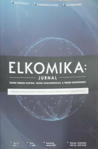 JURNAL TEKNIK ENERGI ELEKTRIK, TEKNIK TELEKOMUNIKASI, & TEKNIK ELEKTRONIKA VOL 9 NOMOR 2 TAHUN 2021