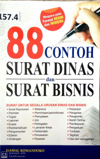 88 CONTOH SURAT DINAS DAN SURAT BISNIS