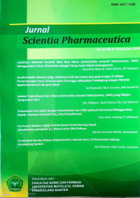 JURNAL SCIENTIA PHARMACEUTICA: VOL.03 NOMOR 02