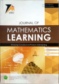 JOURNAL OF MATHEMATIC LEARNING: VOL. 1 NOMOR 1