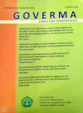 GOVERMA JURNAL ILMU PEMERINTAHAN: VOL.04 NOMOR 2