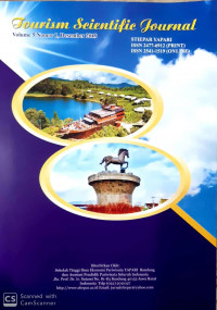 TOURISM SCIENTIFIC JOURNAL: VOL. 5 NOMOR 1