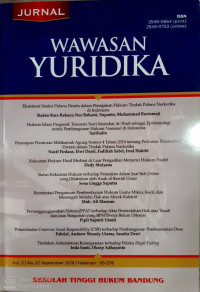 WAWASAN YURIDIKA: VOLUME 1 NOMOR 1