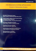 INFORMATION SYSTEM APPLICATION JOURNAL OF INFORMATION SYSTEM: VOLUME 1 NOMOR 1