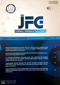 JFG JURNAL FARMASI GALENIKA: VOLUME 6 NOMOR1