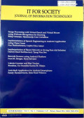 IT FOR SOCIETY JOURNAL OF INFORMATION TECHNOLOGY: VOLUME 1 NOMOR 1