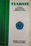 TIARSIE: JURNAL: TEKNIK INDUSTRI, ARSITEKTUR, SIPIL, INFORMATIKA, ELEKTRO: VOLUME 7 NOMOR 2