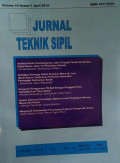 JURNAL TEKNIK SIPIL: VOLUME 10 NOMOR 1