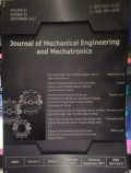 JOURNAL OF MECHANICAL ENGNEERING AND MECHATRONICS: VOLUME 2 NOMOR 1