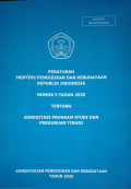 Peraturan Menteri Pendidikan dan Kebudayaan Republik Indonesia Nomor 5 Tahun 2020 tentang Akreditasi Program Studi dan Perguruan Tinggi