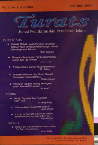 TURATS JURNAL PEMIKIRIAN DAN PERADABAN ISLAM: VOLUME 2 NOMOR 1