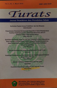 TURATS JURNAL PEMIKIRIAN DAN PERADABAN ISLAM: VOLUME 6 NOMOR 1