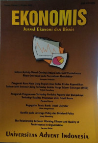 EKONOMIS: JURNAL EKONOMI  DAN BISNIS: VOLUME 3 NOMOR 2