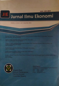 JURNAL ILMU EKONOMI: VOLUME 2 NOMOR 2