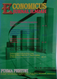 ECONOMICUS JURNAL ILMIAH: VOLUME 2 NOMOR 3