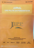 JURNAL ILMU POLITIK DAN PEMERINTAHAN: VOLUME 1 NOMOR 4