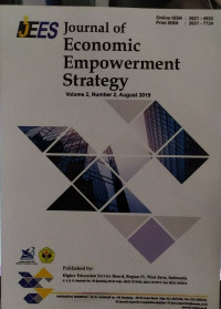 JOURNAL OF ECONOMIC EMPOWERMENT STRATEGY: VOLUME 2 NOMOR 2