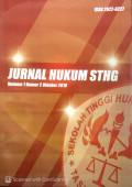 JURNAL HUKUM STHG: VOLUME 1 NOMOR 2