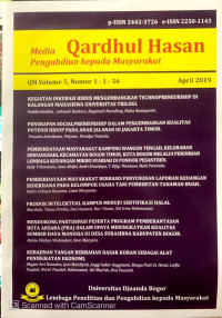 QARDHUL HASAN: MEDIA PENGABDIAN MASYARAKAT: VOLUME 5 NOMOR 1