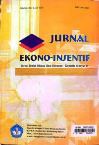 JURNAL EKONO INTENSIF: VOLUME 4 NOMOR 1