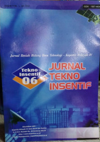 JURNAL TEKNO INSENTIF: VOLUME 4 NOMOR 1