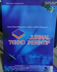 JURNAL TEKNO INSENTIF: VOLUME 12 NOMOR 2