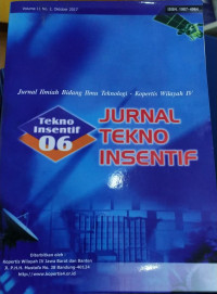 JURNAL TEKNO INSENTIF: VOLUME 11 NOMOR 2