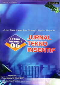 JURNAL TEKNO INTENSIF: VOLUME 10 NOMOR 1